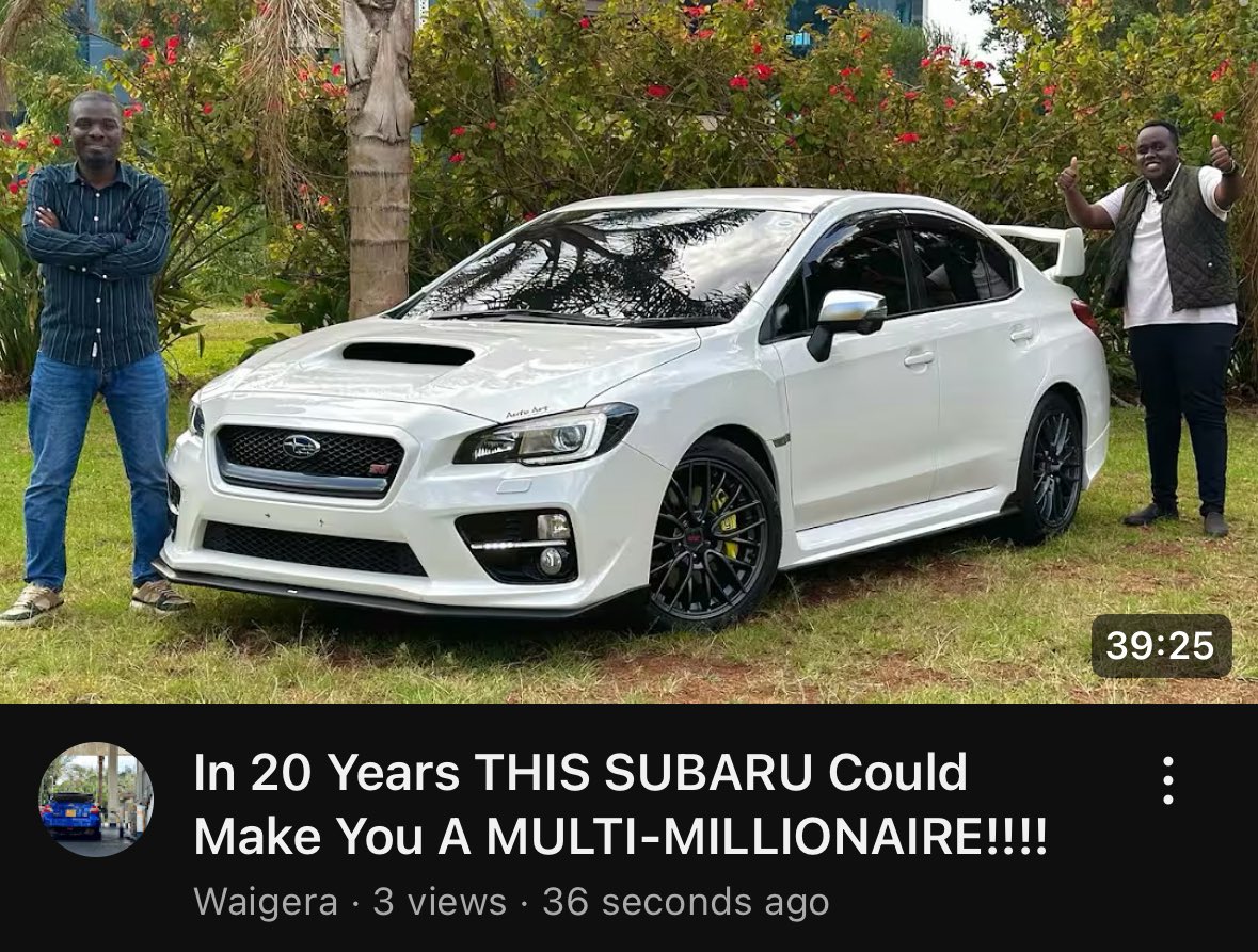 In 20 years, this subaru could make you a multi millionaire and this is why 🔥

New video is live click this link to watch the full video youtu.be/netu7ZjqdA8?si… 🔥