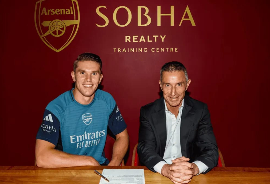 AZERTAC's tweet image. Arsenal complete £64m deal to sign striker Viktor Gyökeres from Sporting azertag.az/en/xeber/arsen…