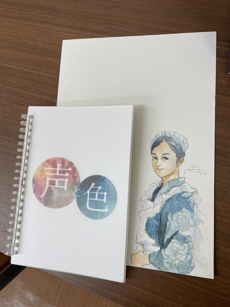 SSSS_sensu's tweet image. 着彩ワークショップ参加しましたわ！
#メイドクロッキー会