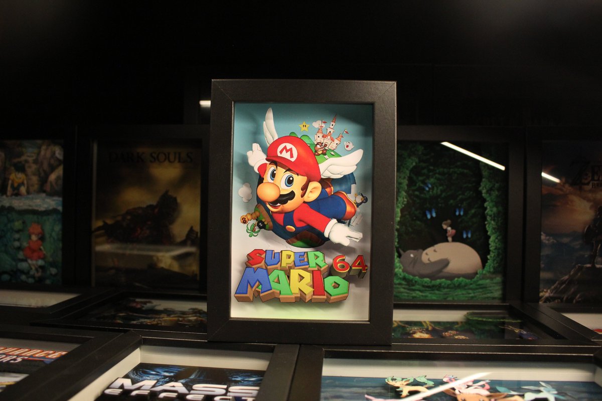 Gaijin_Mo's tweet image. Tout simple mais terriblement efficace, le diorama Pocket de #Mario64. Il sera évidemment proposé dans tous les formats 😉