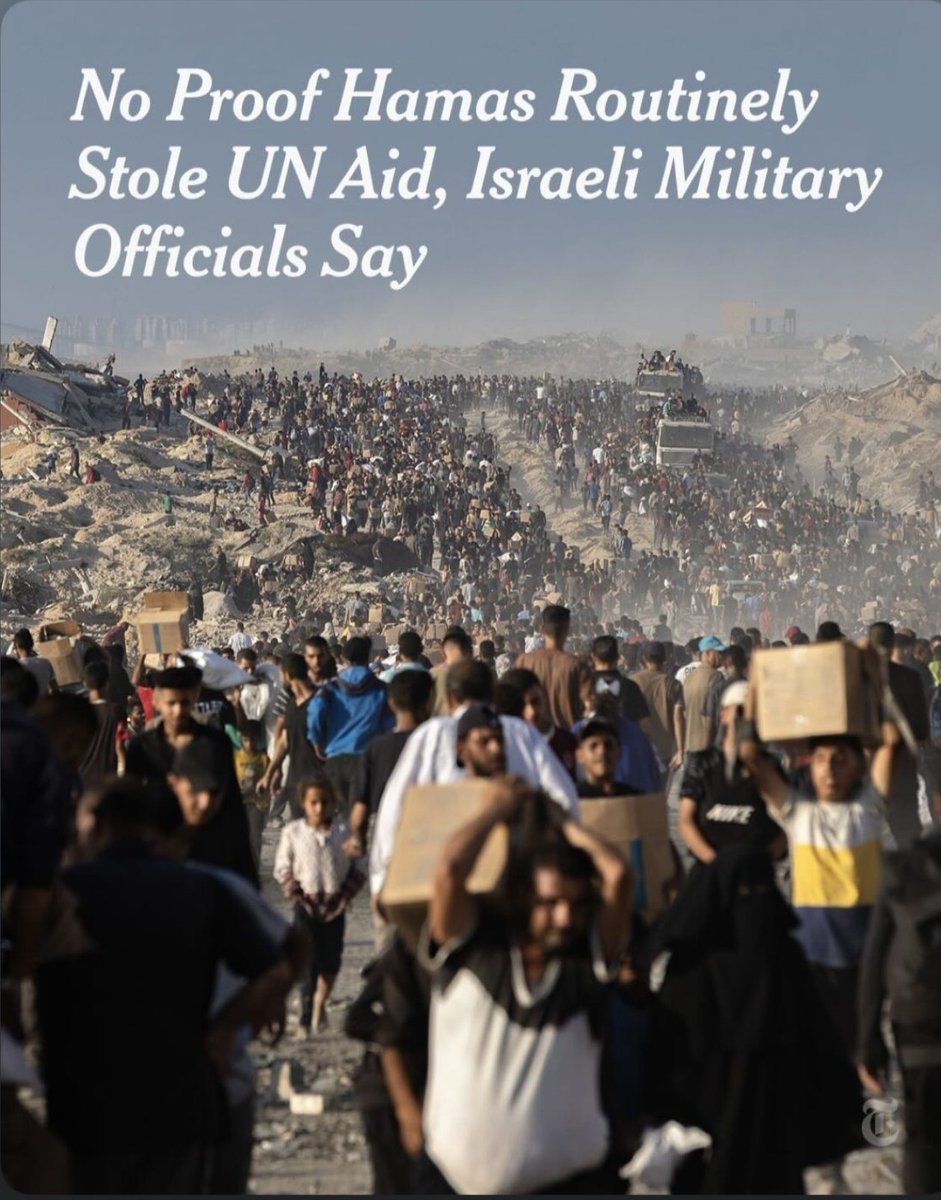 Editor's Choice (@pakzadesque) on Twitter photo Dem, der følger israelsk presse eller læser <a href="/EftertrykMag/">Eftertryk Magasin</a>, vidste allerede for en måned siden, at IDF selv havde lavet en undersøgelse, som viste, at Hamas ikke stod bag ét eneste af de mindst 100 kendte tilfælde af nødhjælpsplyndring. Nu i Times.
Propagandaen har været tyk. Dem, der følger israelsk presse eller læser <a href="/EftertrykMag/">Eftertryk Magasin</a>, vidste allerede for en måned siden, at IDF selv havde lavet en undersøgelse, som viste, at Hamas ikke stod bag ét eneste af de mindst 100 kendte tilfælde af nødhjælpsplyndring. Nu i Times.
Propagandaen har været tyk.