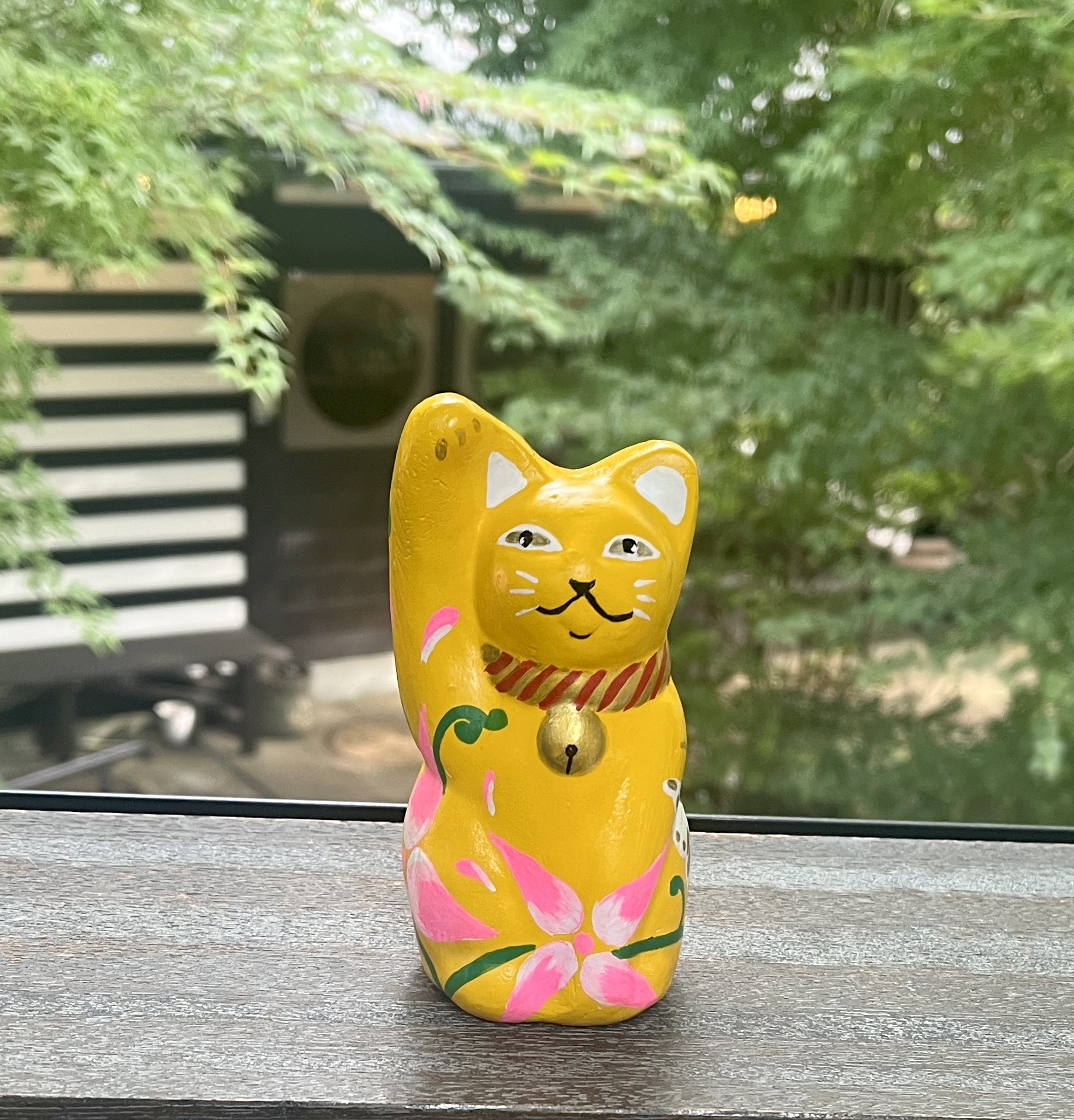 蝉丸 猫 陶器 16cm 作家 オブジェ 桜 SEMIMAL HAL Amazon.co.jp