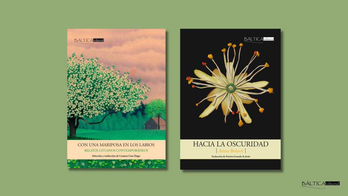 Báltica Editorial (@blticaeditoria1) on Twitter photo #LecturasDeVerano ☀️🔆
Parte 5: botánicas y hechiceras
🌱'Hacia la oscuridad', de Anna Bolavá, traducción de Patricia Gozalo de Jesús
🦋'Con una mariposa en los labios', varios autores, traducción de <a href="/CaroDugo/">Carmen Caro Dugo</a> #LecturasDeVerano ☀️🔆
Parte 5: botánicas y hechiceras
🌱'Hacia la oscuridad', de Anna Bolavá, traducción de Patricia Gozalo de Jesús
🦋'Con una mariposa en los labios', varios autores, traducción de <a href="/CaroDugo/">Carmen Caro Dugo</a>