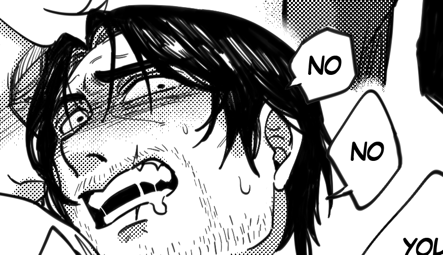 7Zangria's tweet photo. Some spoiler shots from my comic,
I really enjoy drawing Jimmy's faces.
#mouthwashing https://t.co/sZjnT8w9kY