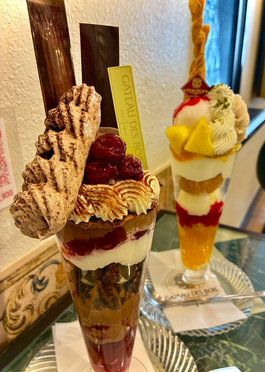 osokjm's tweet image. 今月のパッフェも美味でした👏👏👏