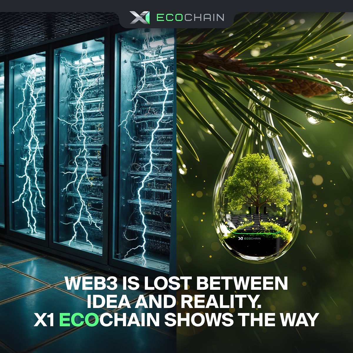 X1_EcoChain's tweet image. Web3 lost its way: decentralization became centralized, sustainability came with trade-offs, and access got harder.
X1 EcoChain was built with a clear mission:
• Total decentralization
• Energy use: just 3 Wh per X1Node
• No data centers for working blockchain
• Open to…