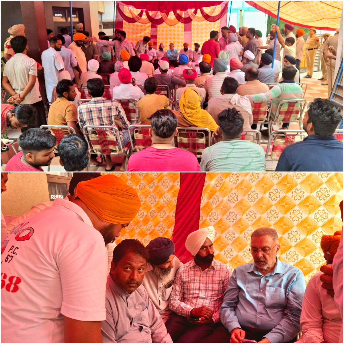 AAPbalbir's tweet image. "Making public service the religion of my mind, today I reached Satwinder Singh Ji's house in village Chalaila and met the villagers and party colleagues and listened to their problems.
I took a detailed review of the ongoing development works in the village and decided on a…