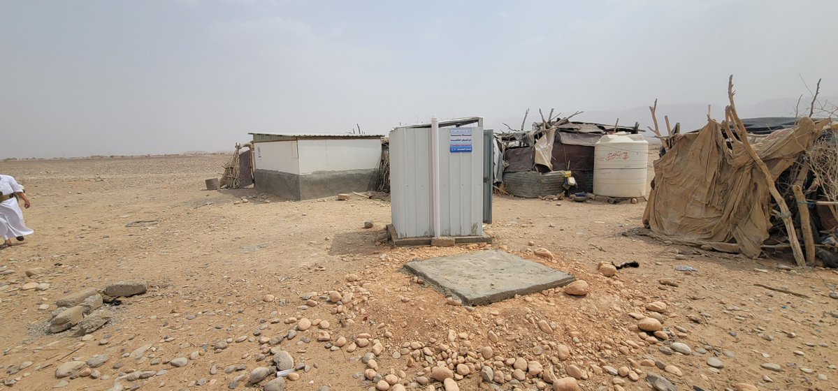 ygusswp's tweet image. With support from @YHF_Yemen,@YGUSSWP completed &amp;amp; handed over 30 emergency latrines in Al-Darban IDP site, #Majzar, #Marib.
This intervention improves dignity &amp;amp; sanitation for 58 HHs (345 IDP), supported by $75 beneficiary through CfW.
@OCHAYemen @CBPFs
ygusswp.org/blog/completio…