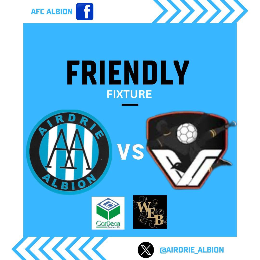 Preason friendly

Airdrie sports centre 11am KO