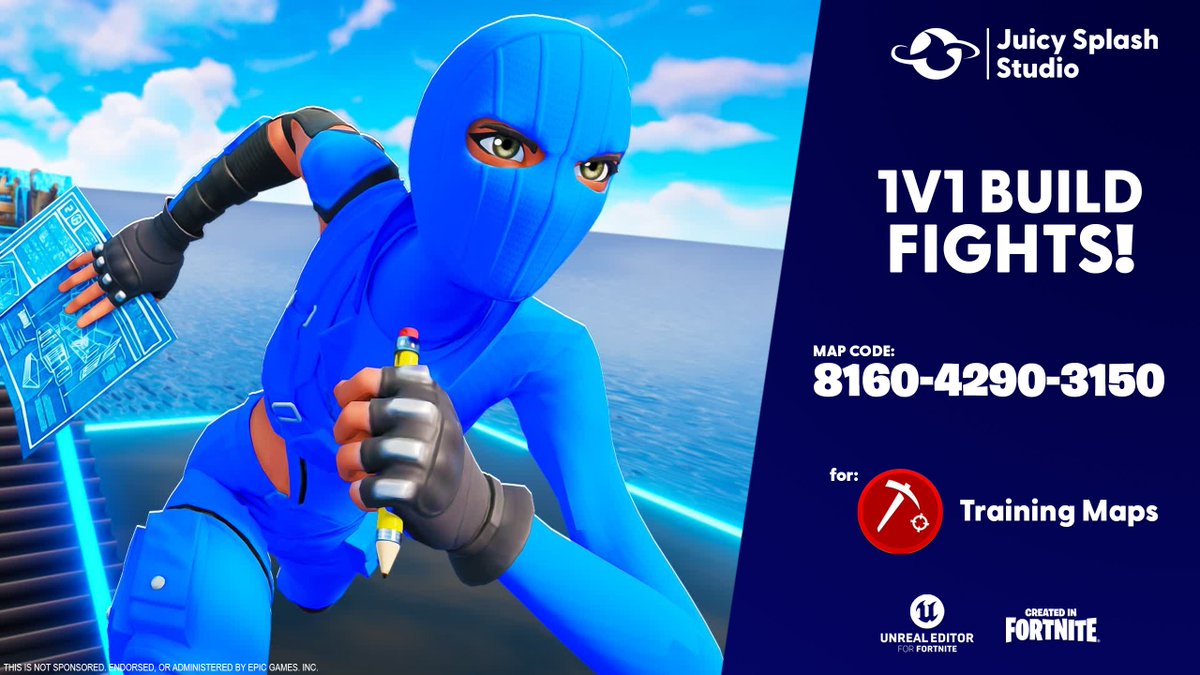 1V1 BUILD FIGHTS! 🥊
MAP CODE: 8160-4290-3150

For: <a href="/TrainingMaps/">Training Maps</a> 

PLAY NOW! 
#Fortnite #FortniteCreative #UEFN