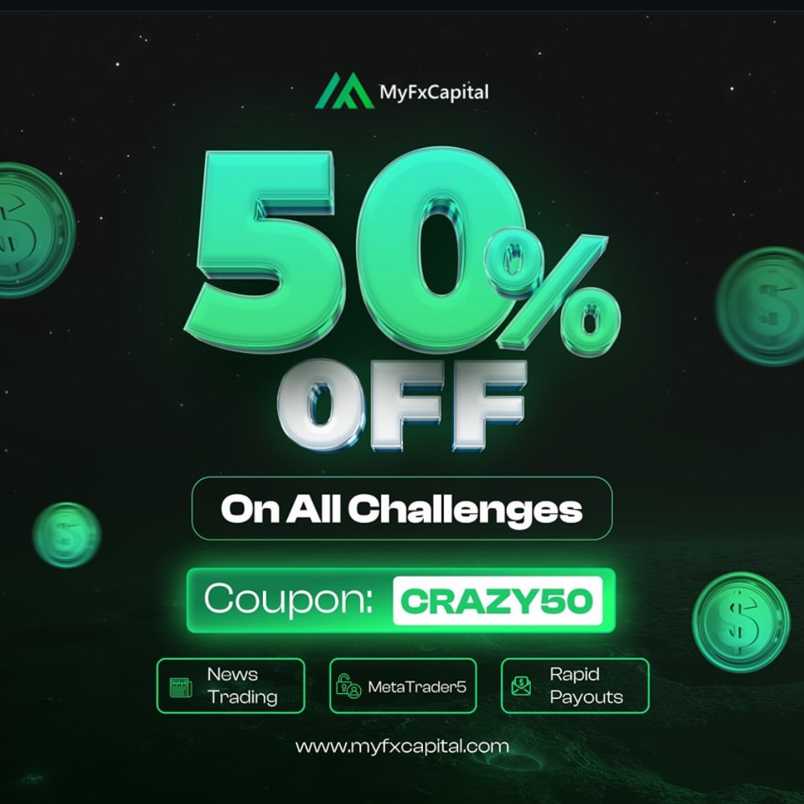 tatveryvictor's tweet image. I want to try something new with @MyFxcapital_ 

Get an account with the Coupon code SUMMER50 

And trade Live with me… this week 
Minimum account there is 2,500 $

myfxcapital.com/?referralCode=…
