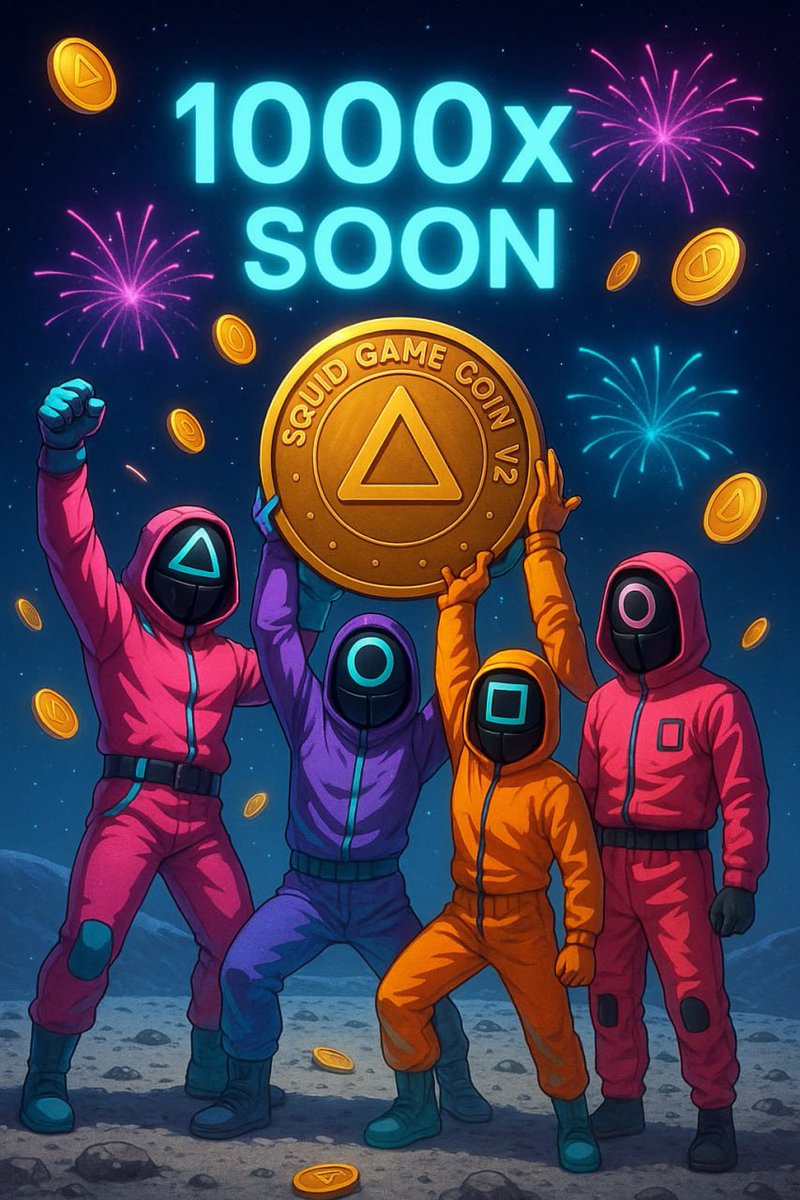 SQUIDCryptoCoin's tweet photo. 1000X SOON — but only for those who see through the mask.
Masked Squid Game agents are on the move. 

Reputation upgraded. 
Cross chain live.
Trust is earned. 
$SQUID is ready to bounce back up....

https://t.co/nENudJoYPs

https://t.co/frFLzmjftV

https://t.co/dwQHPV4dVp

 Reply with your favorite Squid Game emoji if you're holding.

RT if you're ready for the next wave on #Solana.