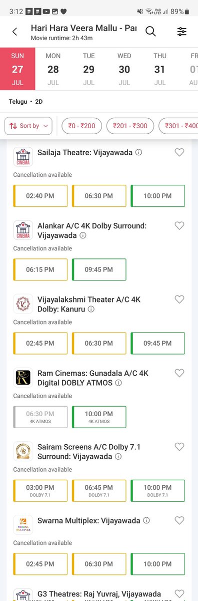 BezawadaPspkFC's tweet image. Despite of negative talk, Bookings of Day 4 is massive at Our Bezawada 🥵

Bezawada Gadda Kalyan Babu Adda 😎

#BlockBusterHHVM