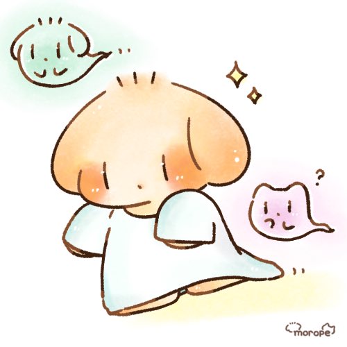 mopuchiis's tweet image. おばけさん🐾

#ゆるいイラスト #illustration