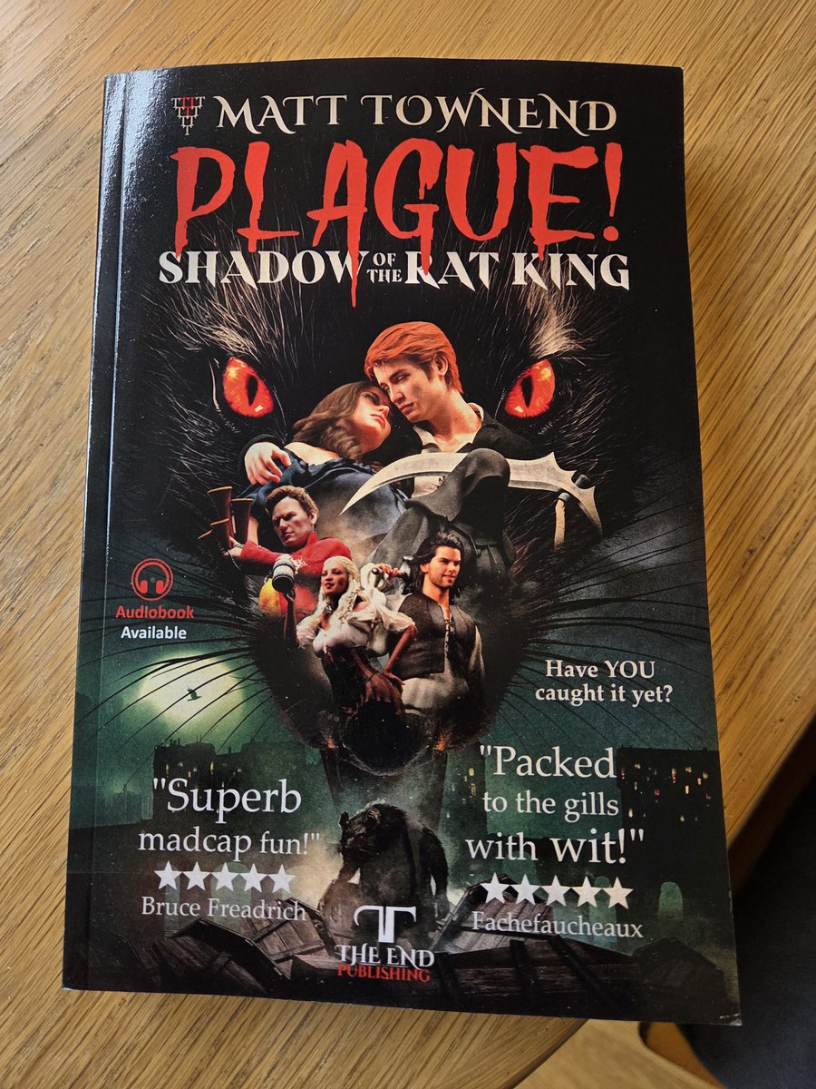 I am on my way up to the Edinburgh Fringe for the first time in 15 years! Last time I was there, I had directed and choreographed #PlagueTheMusical this time I have the just published book of the show by #MattTownend 
Very circular. Very pleasing.