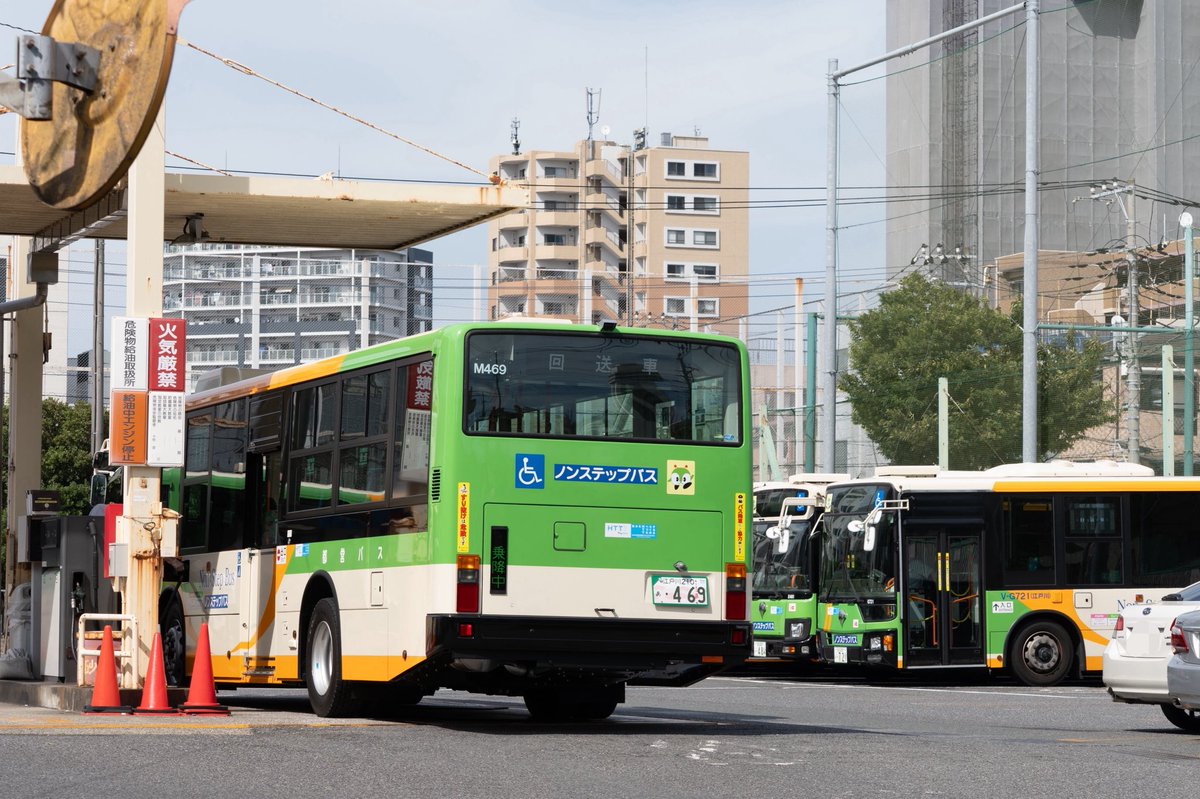 V-M469 都営バス 今年度の新車のM代ということで外見としての変更点は
