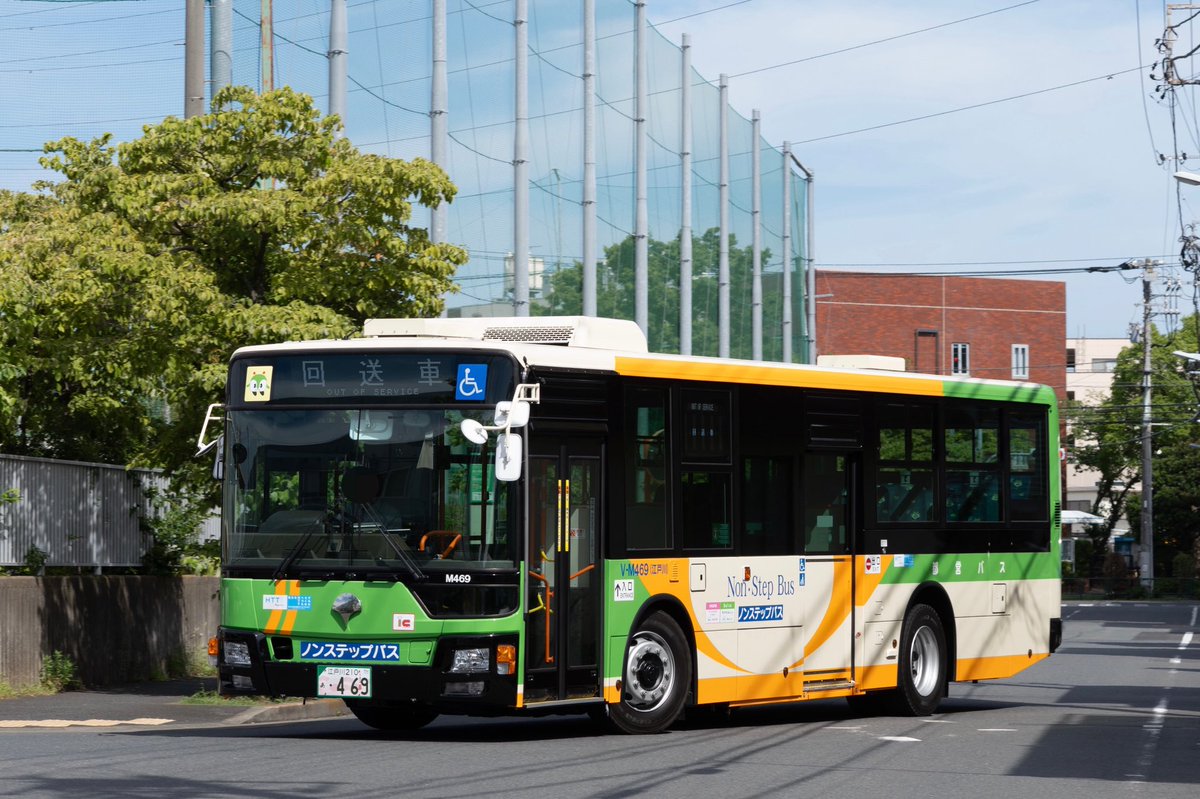 V-M469 都営バス 今年度の新車のM代ということで外見としての変更点は