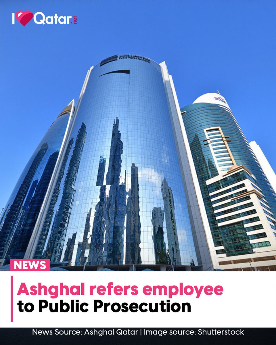 ILQLive's tweet image. Ashghal stated that the action reflects the authority's commitment to upholding values of transparency & integrity. 🗞️iloveqatar.net/news/general/a…
#Qatar #ILoveQatar #QatarNews