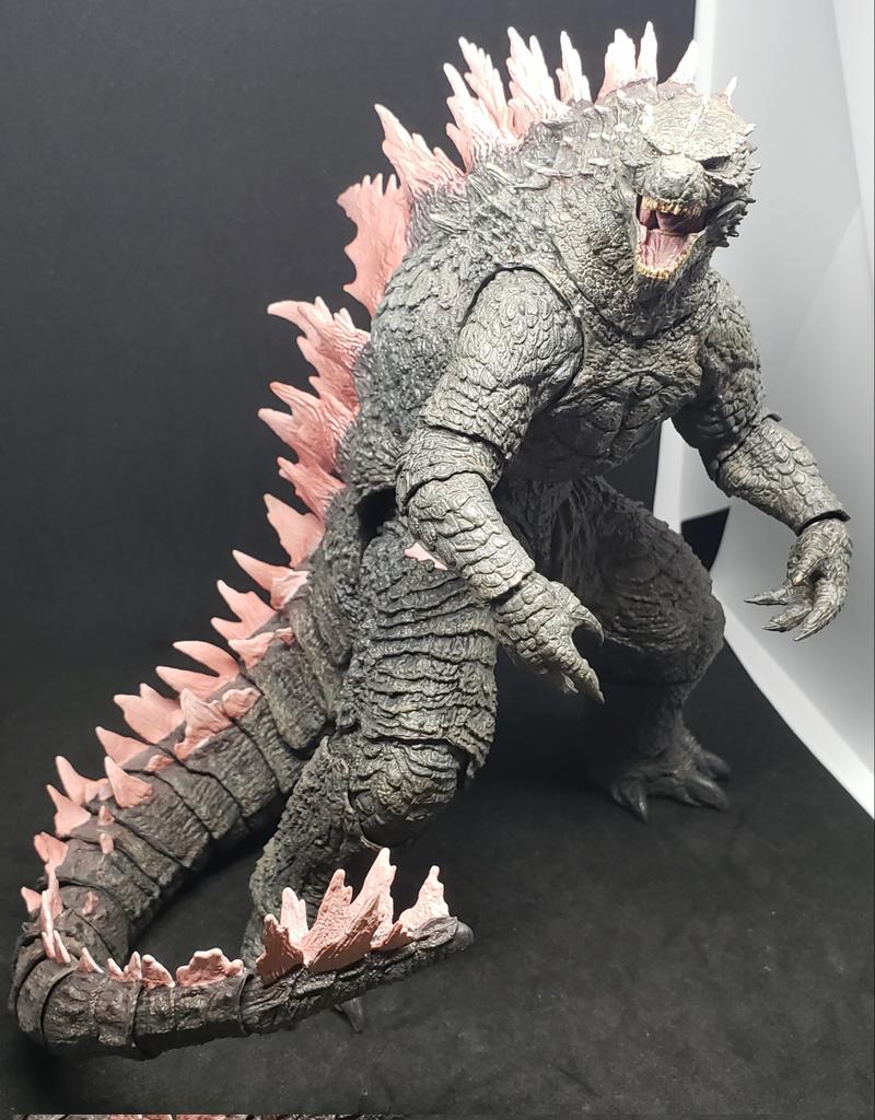 mrv87891's tweet image. Hiya toys ゴジラ エヴォルヴ
めちゃくちゃ良い。前のゴジラに比べて可動域が格段に上がって動かしやすい。頑丈さとポロリの無さもそのままにゴジラエヴォルヴと同様Hiyaもエヴォルヴしてる。