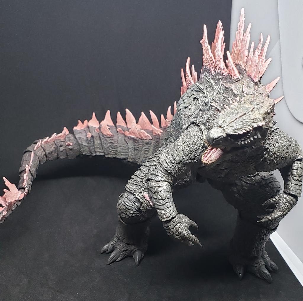 mrv87891's tweet image. Hiya toys ゴジラ エヴォルヴ
めちゃくちゃ良い。前のゴジラに比べて可動域が格段に上がって動かしやすい。頑丈さとポロリの無さもそのままにゴジラエヴォルヴと同様Hiyaもエヴォルヴしてる。