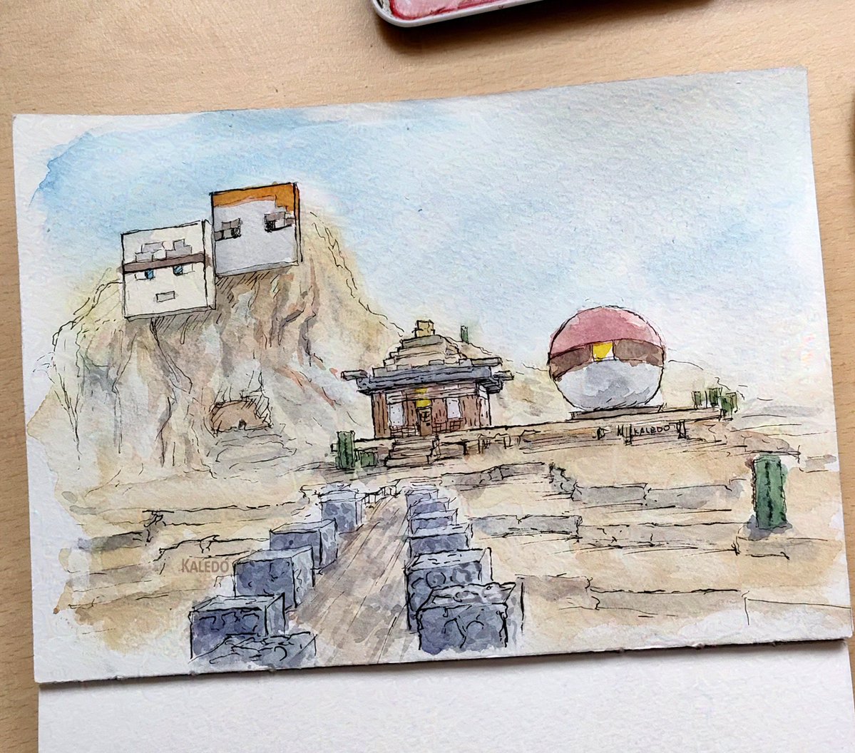 kaledo69's tweet image. Cleo and Martyn base from #pastlife ep. 1-3.
I really liked the drastic change of scenery, from paradise to wastland

#lifeseries #zombiecleo #inthelittlewoods #watercolors #sketchbook #spoilers