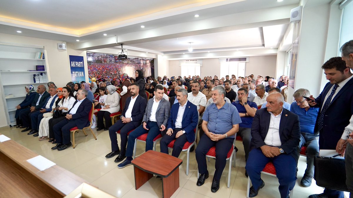 Av. Mustafa Alkayış (@mustafaalkayis) on Twitter photo 📍TATVAN
Doğu’nun incisi Tatvan’da İlçe Danışma Meclisi Toplantımızı coşkulu bir atmosferde gerçekleştirdik.
Gönül bağımızın her daim güçlü olduğu Tatvan teşkilatımızla birlik ve beraberlik içinde verimli istişarelerde bulunduk. <a href="/abuyukgumus/">Ahmet Büyükgümüş</a> <a href="/Akparti/">AK Parti</a> <a href="/RTErdogan/">Recep Tayyip Erdoğan</a> 📍TATVAN
Doğu’nun incisi Tatvan’da İlçe Danışma Meclisi Toplantımızı coşkulu bir atmosferde gerçekleştirdik.
Gönül bağımızın her daim güçlü olduğu Tatvan teşkilatımızla birlik ve beraberlik içinde verimli istişarelerde bulunduk. <a href="/abuyukgumus/">Ahmet Büyükgümüş</a> <a href="/Akparti/">AK Parti</a> <a href="/RTErdogan/">Recep Tayyip Erdoğan</a>
