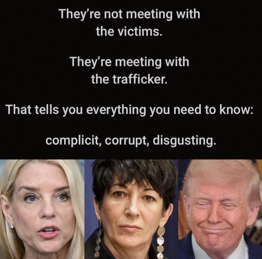 Ghislaine Maxwell recruited and groomed minor girls for over a decade to be sexually abused by Jeffrey Epstein.

She is a monster who should never be pardoned.