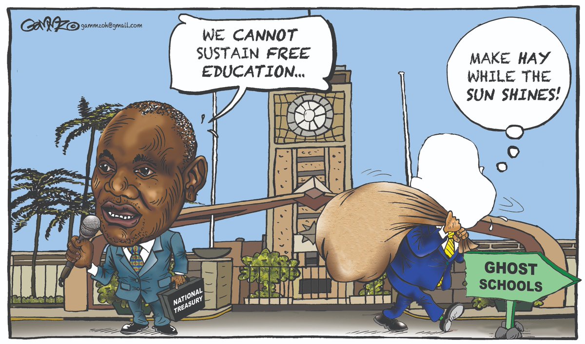 kiddoGAMMZ's tweet image. #KenyaKwanza Stealing in the name of capitation... Cartoon for @StandardKenya @KTNNewsKE   @ktnhome_
