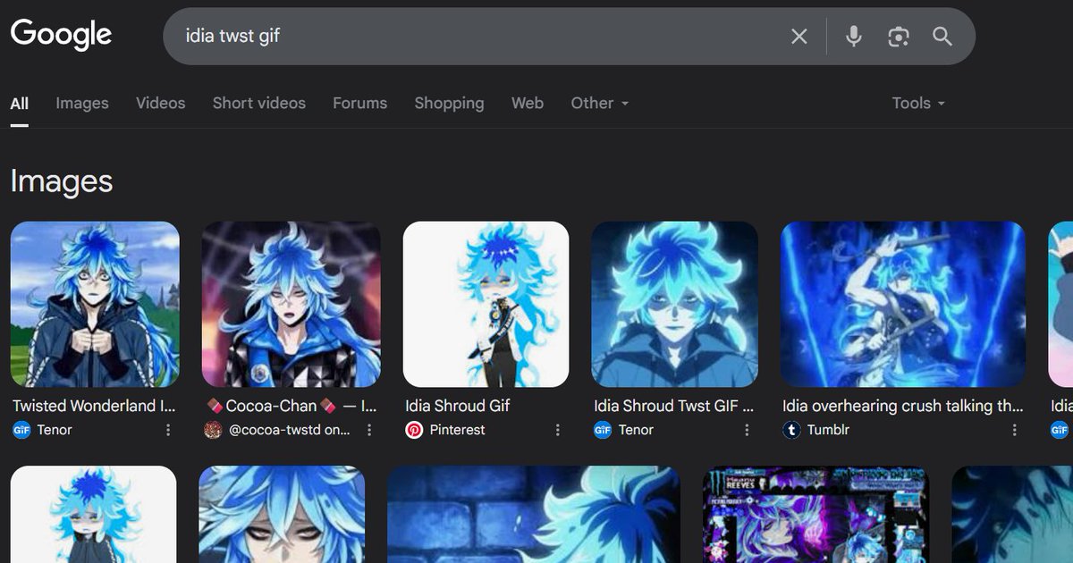 NotZivv's tweet image. Why is this the first gif of Idia I stumbled upon 😭