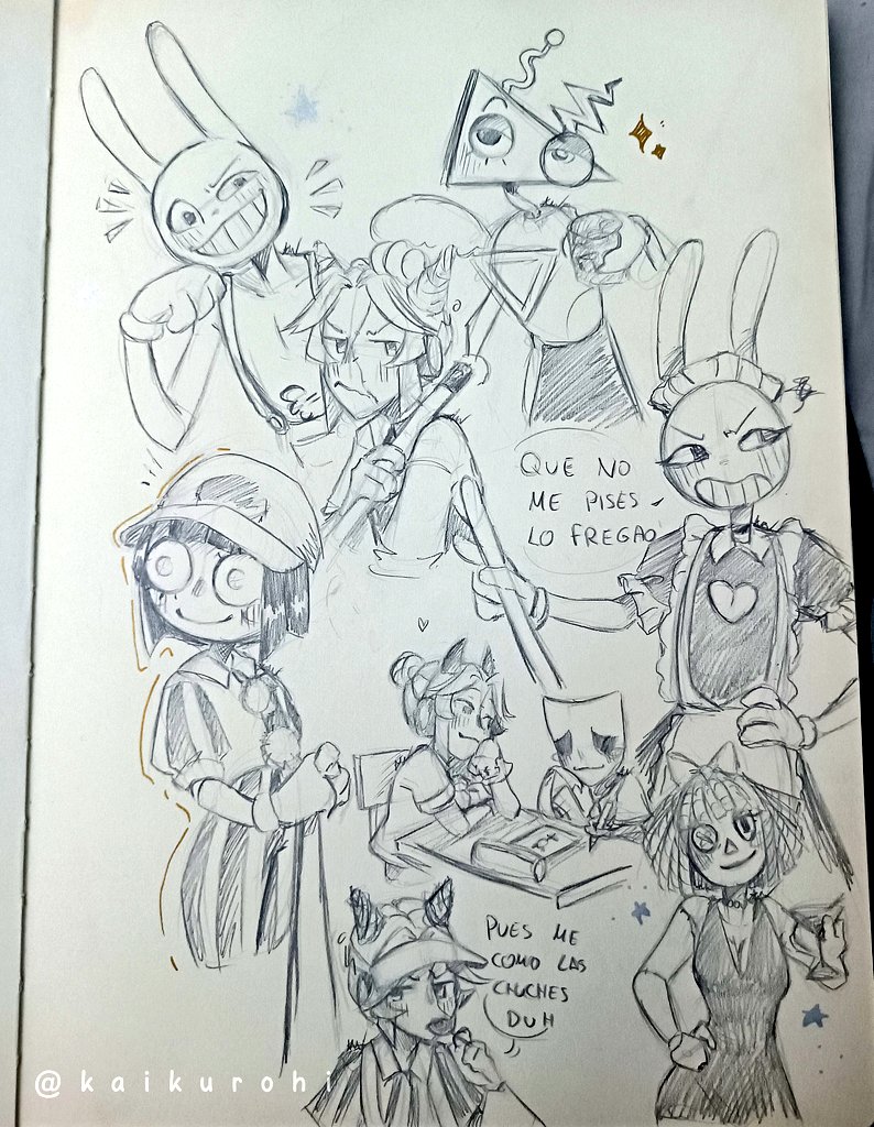 I feel like doing some by-hand sketches, it's been a while since I've done this :D

(I'm pretty sure no one will join)