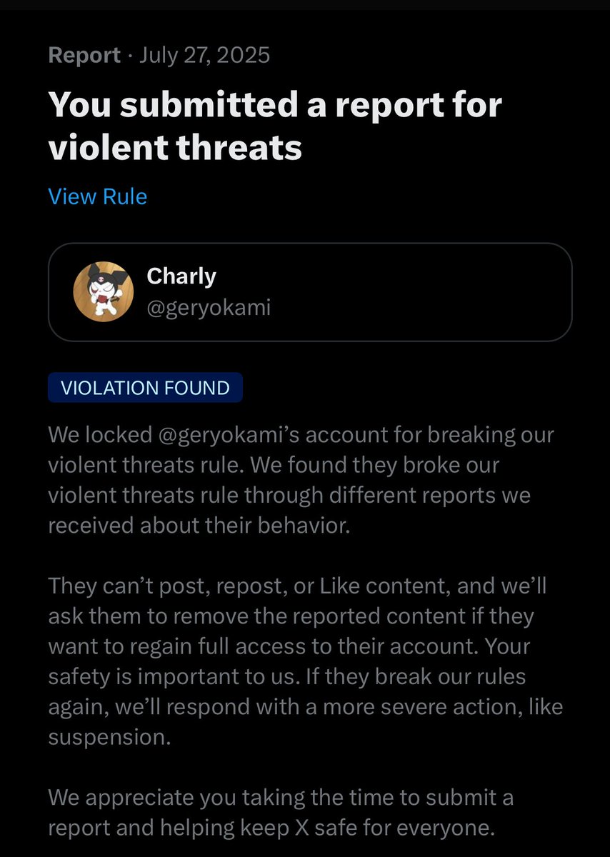 meanahko's tweet image. I love when i receive a notification of an account that i reported ☺️