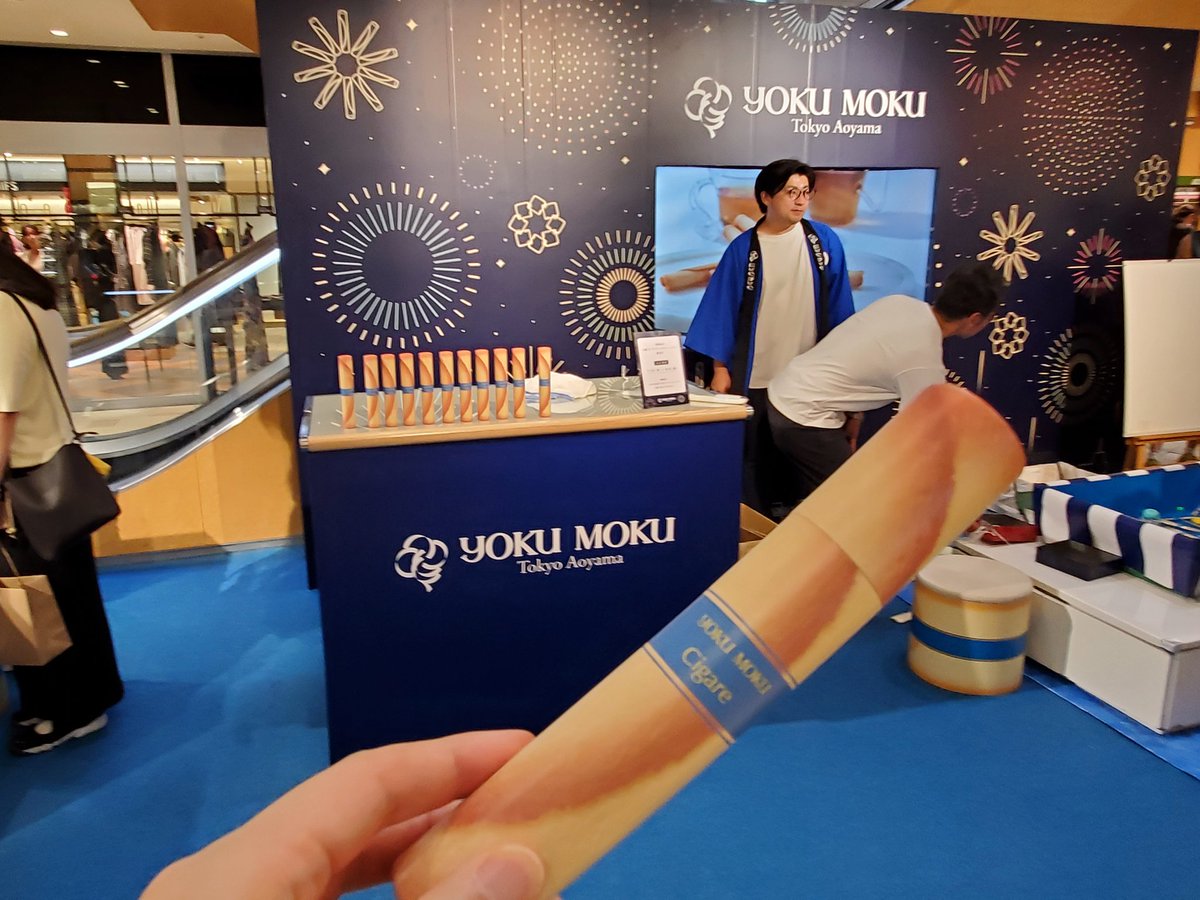 masaqv's tweet image. 恵比寿atreでYOKU MOKUのシガールイベント。
シガール釣りして、診断して、シガールとシガール入れをゲット!
これで折らずに持ち運べる👍️