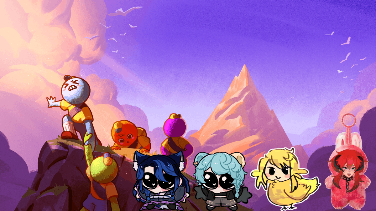 STREAMING NOWWWW WITH MY FAM OWO/
Yall... i hope i wont fall in the volcano-

Introducing a special guest - <a href="/cotton_birb_/">Cottonbirb | busy</a> MY MAMA!