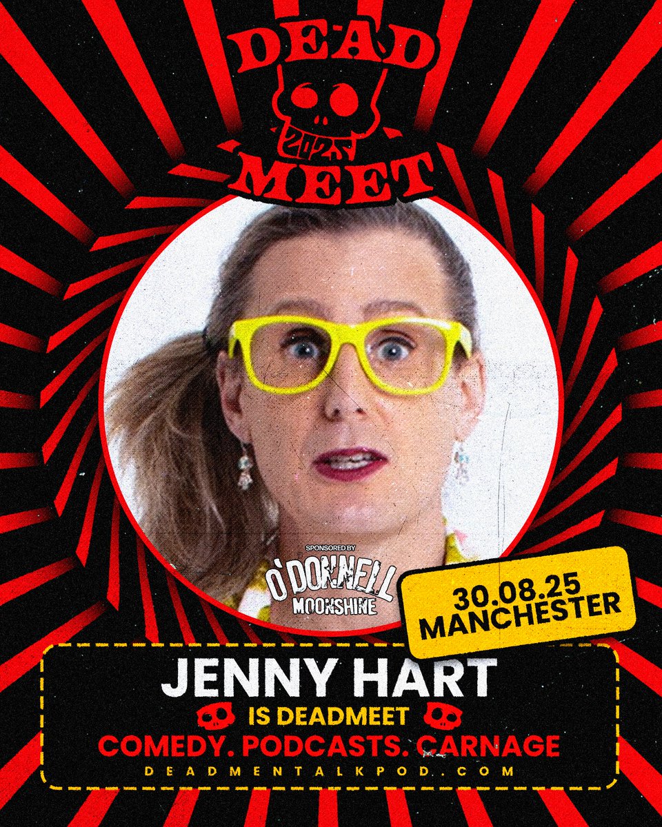 DeadMenTalkPod's tweet photo. 🚨💀 ACT ANNOUNCEMENT💀🚨 

JENNY HART is #DEADMEET https://t.co/n9m1NTt2yH