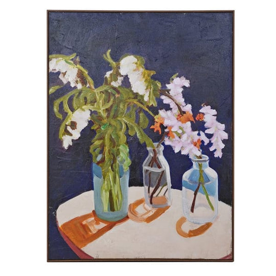 emir050500's tweet photo. "Wilted blooms glow soft against navy shadows. Impressionistic grace in fleeting beauty. #Art #Impressionism #Flowers #Melancholy #Serenity #MutedTones #Beauty #Brushstrokes #StillLife #Texture #DarkBackground #Depth #Nature" https://t.co/3H0f65Hu3u