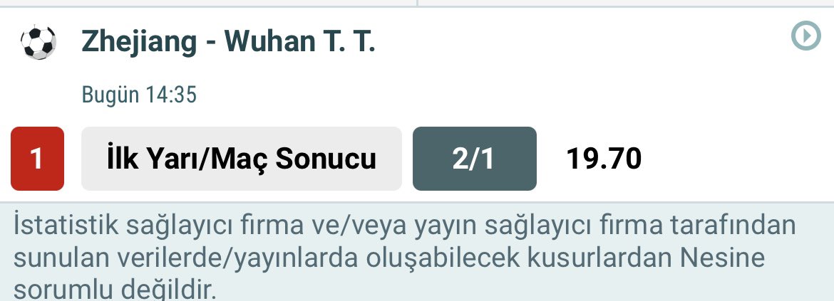 Güven :  ⭑  ✩ ✩ 

Bol Şans ☘️