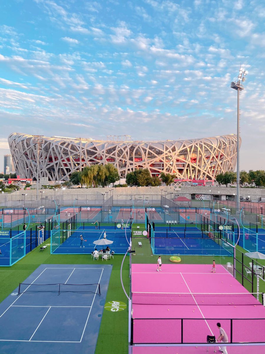 Tennis feels better under skies like this.
📍Beijing