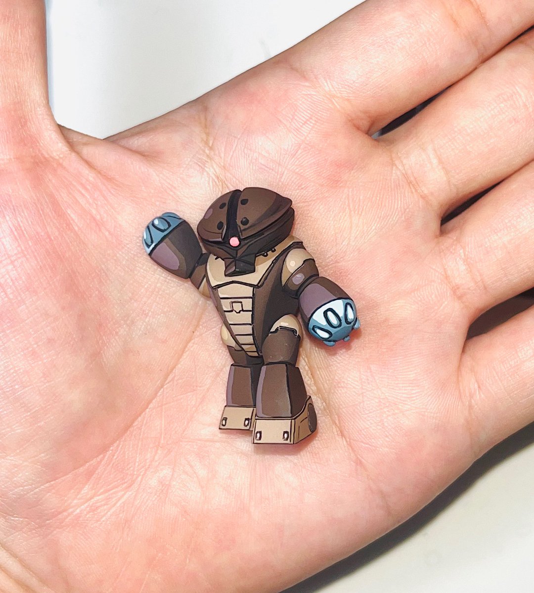 penny_1x's tweet image. #チョコサプ 

「今日あいてる？」

なアッガイ、塗りました。