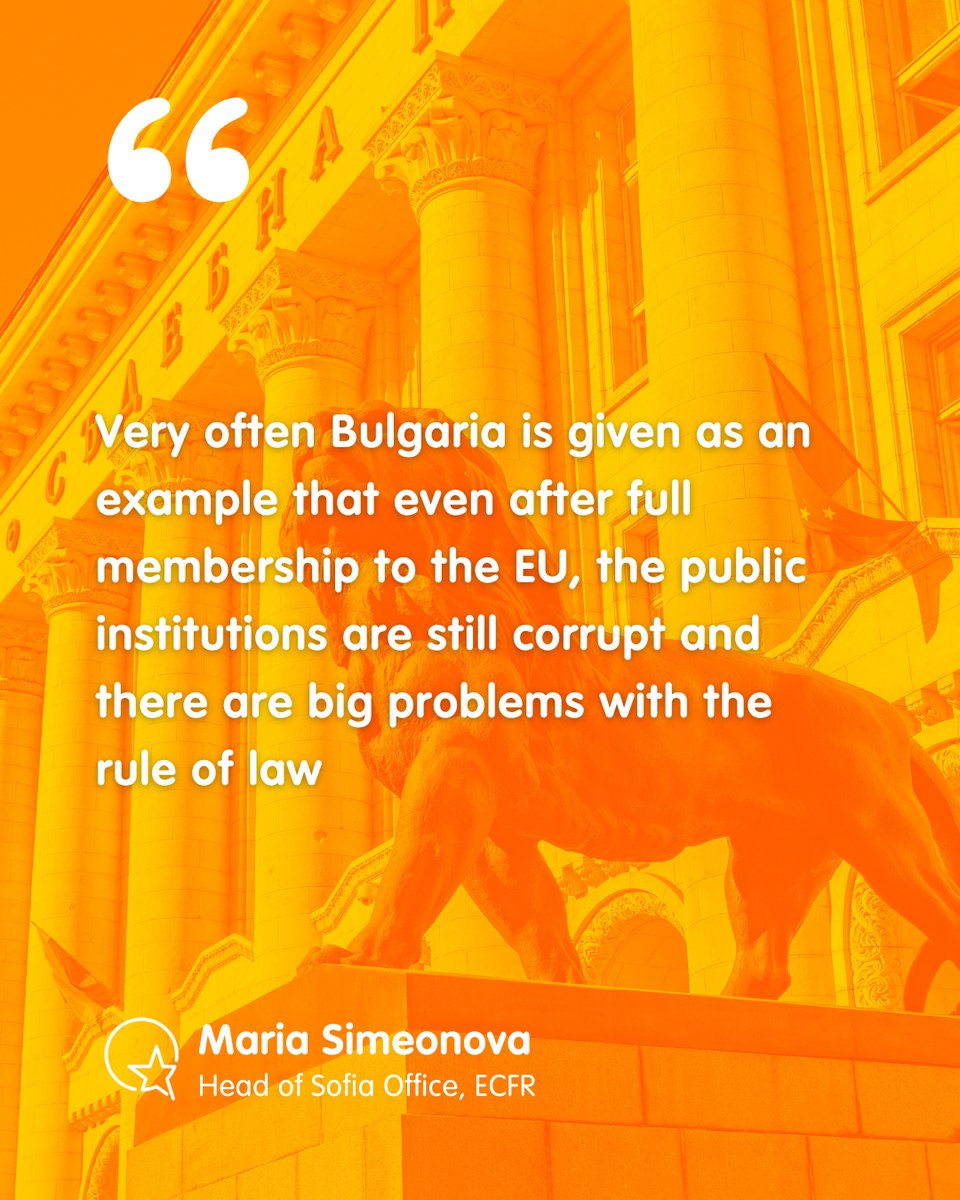 ecfr's tweet image. 🎧Yesterday, @markhleonard was joined by @vtcherneva, deputy director of ECFR, and @msimeonova11, head of ECFR’s Sofia office, to discuss the deteriorating political situation in Bulgaria.
How can the EU confront the entanglement between oligarchs and state institutions in…