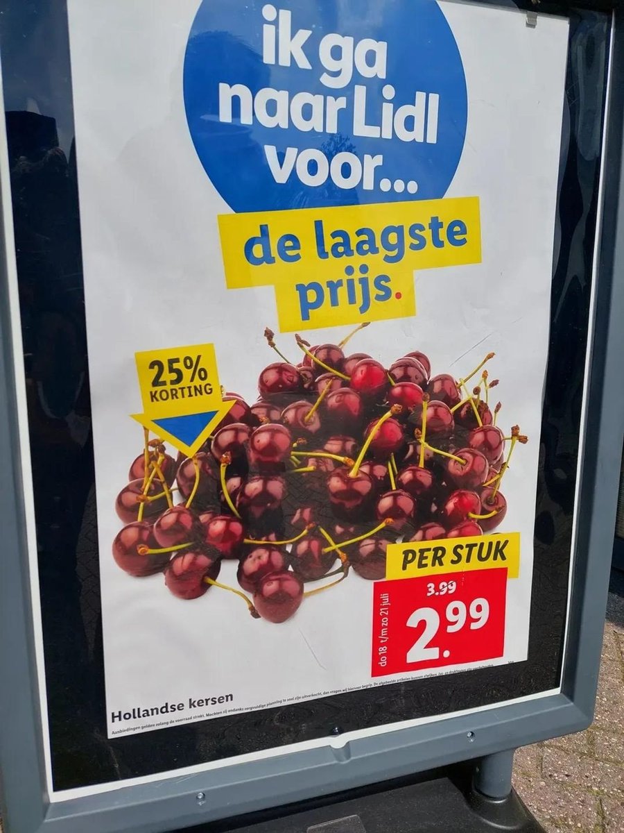 Wgoorman's tweet image. Ik ga naar @LidlNederland voor de laagste prijs. 🤭😜🙈