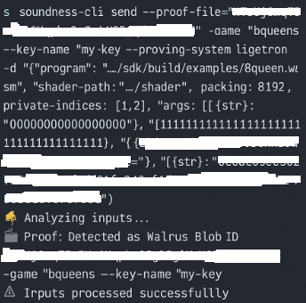 GeiserJoe2's tweet photo. π Just imported my key & sent my first zk proof with #SoundnessCLI!
Want the exclusive OG role? Participate in the #8QueensGame, send your zk proof, and prove your skills.
Join the zk revolution & earn your place! ππ
#ZKProofs #Web3 #DeFi #Blockchain @SoundnessLabs @MirraTerminal
