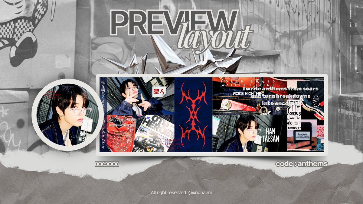 ⭐️ OSPEK TIME ⭐️

Help RT yaa guis!

Halo guys, aku ada katalog layout baru dengan code 'Anthems'! Boleh tolong ospek katalog ku? &gt;___0 feel free to DM aku ya semisal ada kesamaan / kemiripan! Kalau harganya 10k kemahalan tidak yaa? Thank you! ^___^ 

#zonauang #zonalayout
