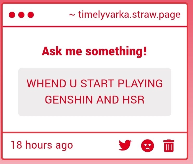 DailyyVarkaa's tweet image. I started genshin in 1.5 and Honkai star rail in 1.4

Feeling pretty og in both games

timelyvarka.straw.page