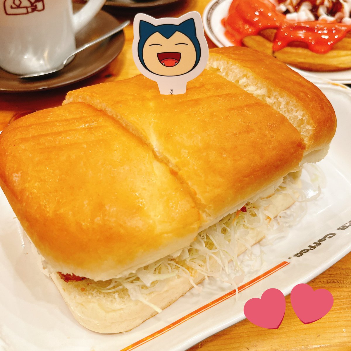 skmkz10's tweet image. こめだのポケコラボ行ってきた🎶おいしかった〜😋🍴