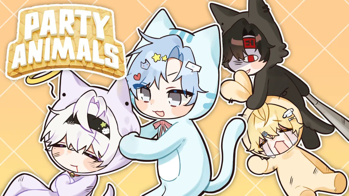 7evellio's tweet image. [📢Live] 붕방붕방 레벨리오 파티 애니멀즈 합방!
Link : youtube.com/live/FW45kcQLX…