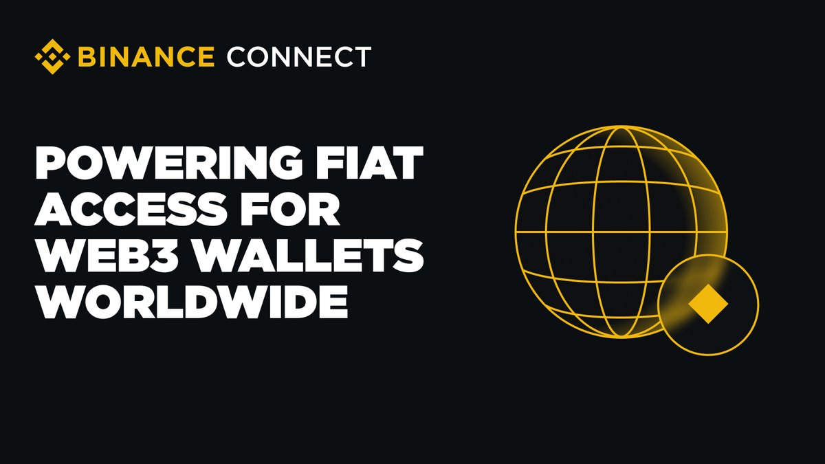 Your Web3 on-ramp, simplified. 🚀

#Binance Connect lets you buy crypto via cards, Apple Pay, Google Pay, Pix &amp; more! 🌐

Learn more 👉 binance.com/en/blog/fiat/4…