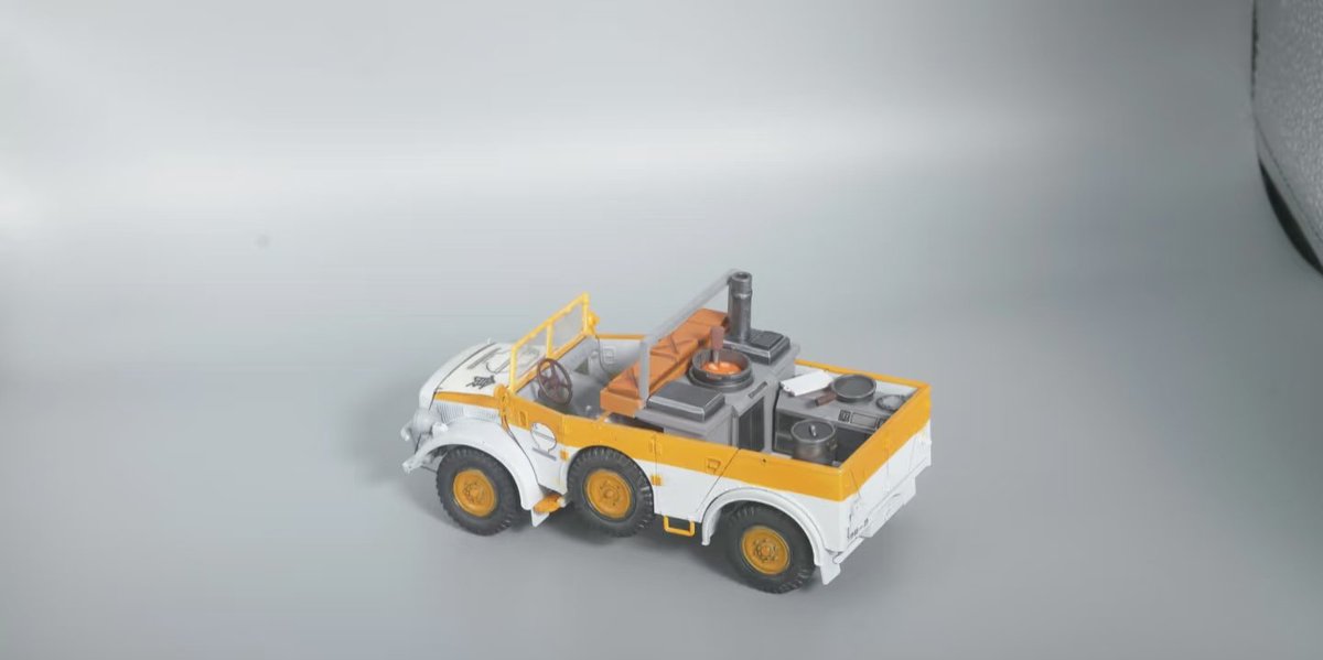 Type_04_MP's tweet image. 做了1/35比例的枫香送餐车，本体是田宫的霍希1A自动车哦