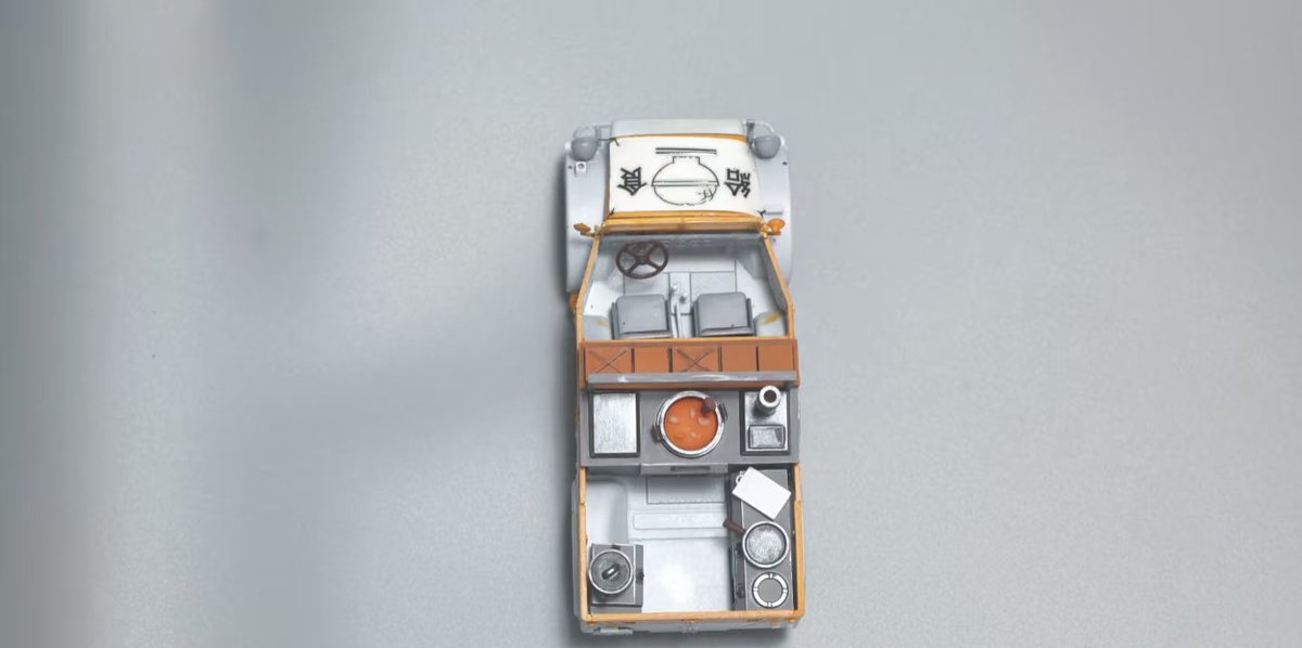 Type_04_MP's tweet image. 做了1/35比例的枫香送餐车，本体是田宫的霍希1A自动车哦