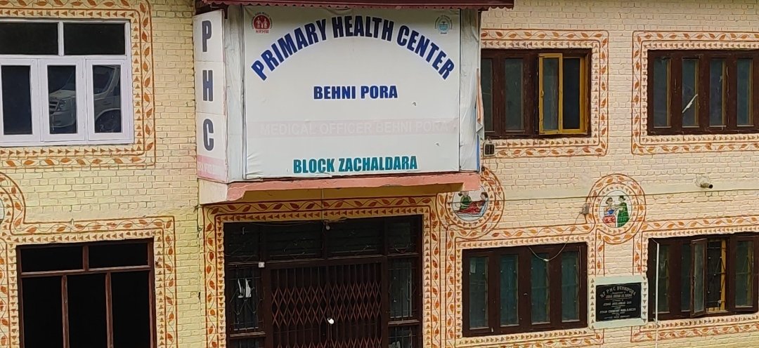 NTPHC Behnipora, functional 24x7 for the last 2 months, was found locked today no staff present.
 An elderly patient had to return unattended. Was this closure ordered by CMO Kupwara/BMO Zachaldara or done by staff themselves?
<a href="/DHSKashmir/">Health Department Kashmir</a> 
<a href="/SyedAbidShah/">Syed Abid Rasheed Shah</a> 
<a href="/dckupwara/">Deputy Commissioner Kupwara</a> 
<a href="/Cmokupwara/">CMO Kupwara Official</a>