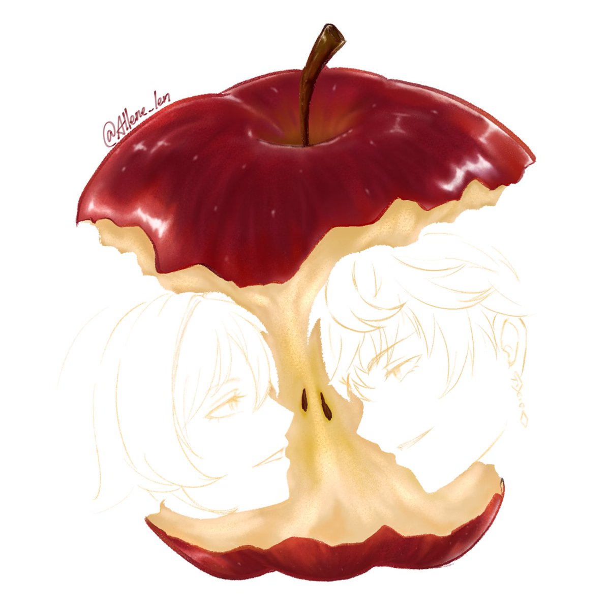 allene_len's tweet image. #ChlmWeek2025 day 7
The apple featuring #chilumi
✨️🍎🐳
#タル蛍 @chlmweek2025